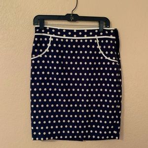 Polka Dot Pencil Skirt
